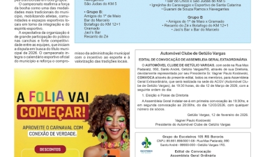 6º Municipal de Bocha inicia neste sábado em Getúlio Vargas / EDITAIS.