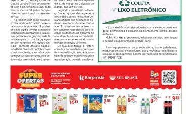 Rotary Clube faz parceria com a prefeitura para coleta de lixo eletrônico