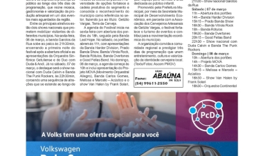 4º Festival de Cervejas Artesanais do Norte Gaúcho - Getúlio Vargas convida a região para o evento de 06 a 08 de março