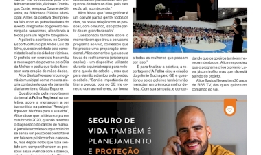 Estação - Comunidade lota o ginásio municipal para ouvir Alice Bastos Neves