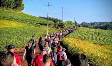 Caminhada da Uva destaca turismo rural em Paulo Bento