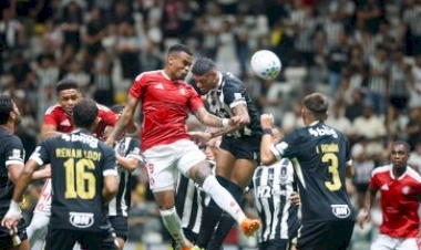 Fora de casa, Inter perde de 1 a 0 para o Atlético Mineiro pelo Brasileirão
