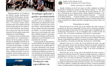 Representantes da Prefeitura de Getúlio Vargas participam de imersão sobre Inteligência Artificial em Chapecó