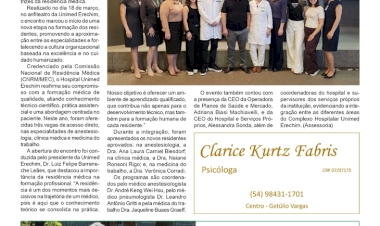 Unimed Erechim - Novos residentes iniciam jornada de formação no Hospital