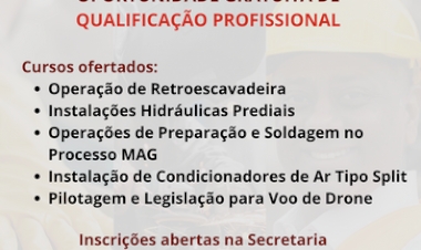 Município adere ao programa RS Qualificação Recomeçar e amplia oferta de cursos profissionalizantes