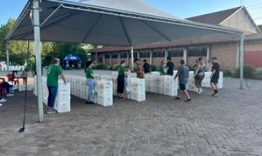 Super Prime do Rally Erechim reforça solidariedade com arrecadação de alimentos