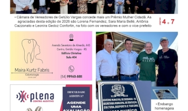 A FOLHA REGIONAL, Ano 27, nº 1.370. Getúlio Vargas RS, 27 de março de 2026.
