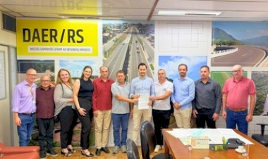  Reunião com DAER avança trâmites no acesso asfáltico de Entre Rios do Sul na ERS-483
