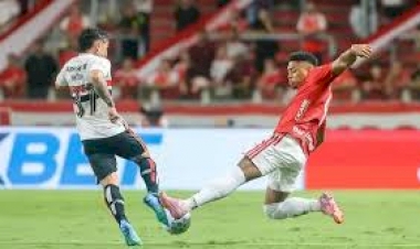 Na volta do Brasileirão, Inter empata em 1 a 1 com o São Paulo no Beira-Rio