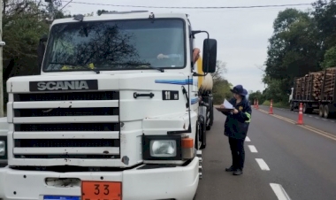Tráfego de caminhões tem alterações na Semana Santa