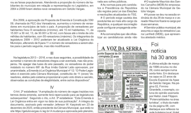 Legislativo getuliense com 11 vereadores, por Neivo A T Fabris. Edição 03/4/2026