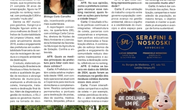 Estação entre os melhores do Brasil em gestão de resíduos sólidos