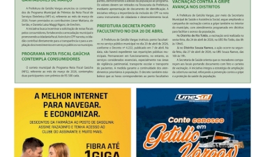 Informativo da Prefeitura Municipal de Getúlio Vargas
