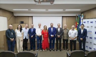 Hospital de Clínicas de Passo Fundo recebe o presidente do CREMERS, Dr.  Régis Fernando Angnes