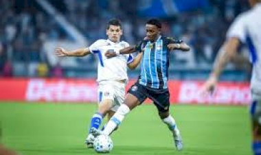 Na Arena, Grêmio faz 2 a 0 no Confiança pela Copa do Brasil