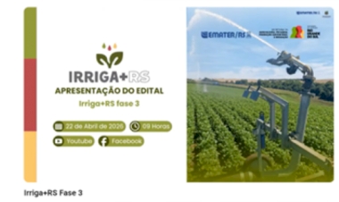 Terceira fase do Irriga+RS é apresentada para agricultores e extensionistas