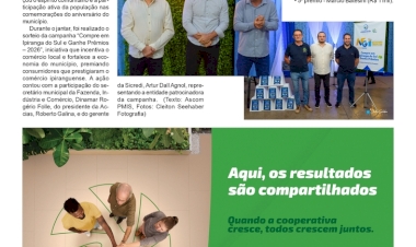 Ipiranga do Sul 38 Anos - Jantar da Família e sorteio da campanha “Compre e Concorra”