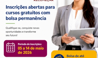Getúlio Vargas abre inscrições para vagas remanescentes  em cursos gratuitos de qualificação profissional