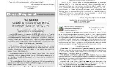 Editais / Classificados / Câmara de GV e de Floriano Peixoto