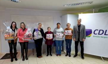 Sorteio da campanha de Dia das Mães “Presentes que Conectam”, da CDL de Getúlio Vargas