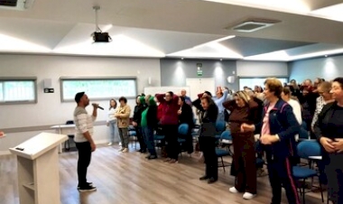Pastoral da Saúde da Diocese de Erexim promove jornada com foco no cuidado físico e espiritual de agentes