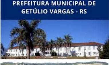 Prefeitura de Getúlio Vargas lança edital de concurso  público com 54 vagas e cadastro reserva