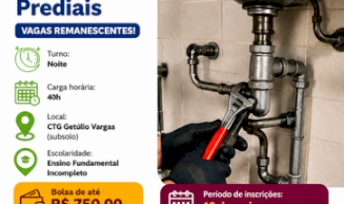 Prefeitura de Getúlio Vargas abre inscrições para vagas remanescentes de curso gratuito de qualificação profissional