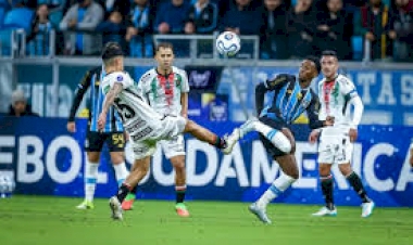 Grêmio vence o Palestino por 2 a 0 na Arena e só depende de si para avançar na Sul-Americana