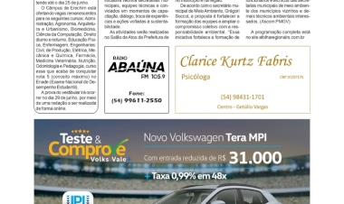 URI Erechim abre as inscrições para o vestibular de inverno / Programação da Semana do Meio Ambiente