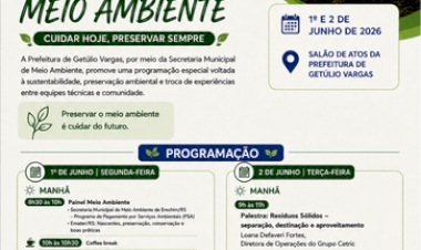 Getúlio Vargas promove Semana do Meio Ambiente com foco  em educação, sustentabilidade e gestão ambiental