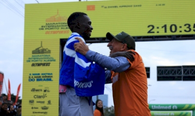 Maratona Internacional de Porto Alegre Olympikus 2026 tem como grandes campeões Gelane Senbete (ETI) e Daniel Sang (QUE)