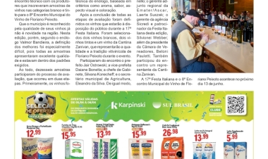 Floriano Peixoto - Qualidade dos vinhos locais é destaque