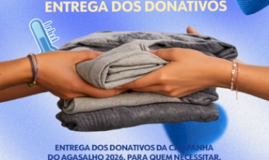 Entrega dos donativos da Campanha do Agasalho de Ipiranga do Sul será na sexta-feira (12)