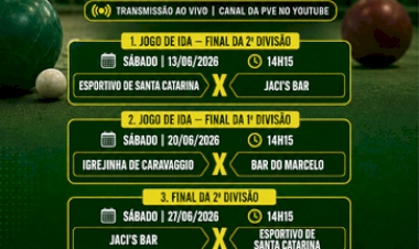 Finais do Campeonato Municipal de Bocha Masculina  movimentam o esporte em Getúlio Vargas