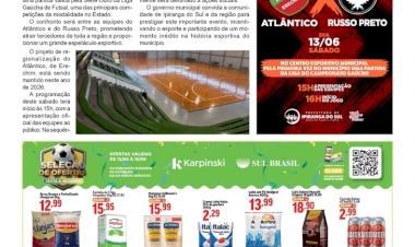 Ipiranga do Sul recebe partida da Série Ouro da Liga Gaúcha de Futsal