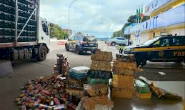 Polícia apreende caminhão com quase uma tonelada de maconha no Norte gaúcho