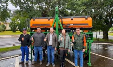 Ipiranga do Sul adquire nova plantadeira para fortalecer atendimento aos agricultores