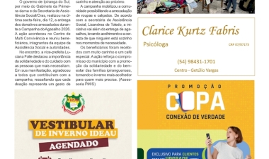 Campanha do Agasalho leva solidariedade e acolhimento às famílias em Ipiranga do Sul