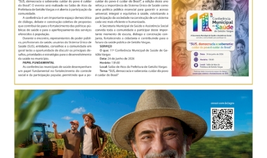 11ª Conferência Municipal de Saúde de Getúlio Vargas debaterá o fortalecimento do SUS e a participação da comunidade