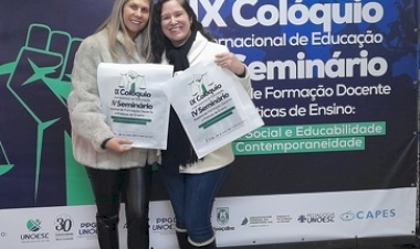 Pesquisadoras de Erechim apresentam trabalhos em evento internacional na Unoesc de Joaçaba (SC)