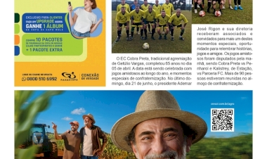 EC Cobra Preta continua celebrando os 65 anos com confraternizações