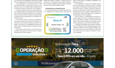 Getúlio Vargas conquista Selo Nota A do Tesouro Nacional e se destaca entre os melhores municípios do país