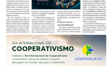 Dia Internacional do Cooperativismo - O Futuro Unido: celebrar a paz e a transformação social em 2026