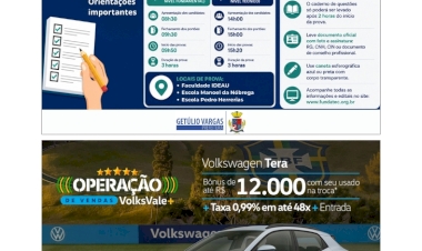 Informativo Prefeitura Municipal de Getúlio Vargas