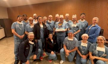 Centro Regional de Cirurgia Robótica do Hospital de Clínicas chega ao marco de mil cirurgias