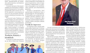 Getúlio Vargas lança neste sábado a programação do 16º Acampamento Farroupilha