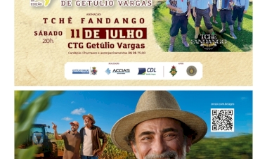 Informativo da Prefeitura Municipal de Getúlio Vargas.
