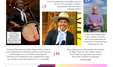 A FOLHA REGIONAL. Ano 27, nº 1.387. Getúlio Vargas RS, 16 de julho de 2026.