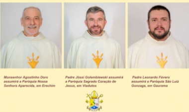 Diocese de Erexim realiza transferências no clero para atender necessidades pastorais