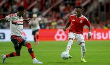 No Beira-Rio, Inter empata em 1 a 1 com o Flamengo pelo Brasileirão